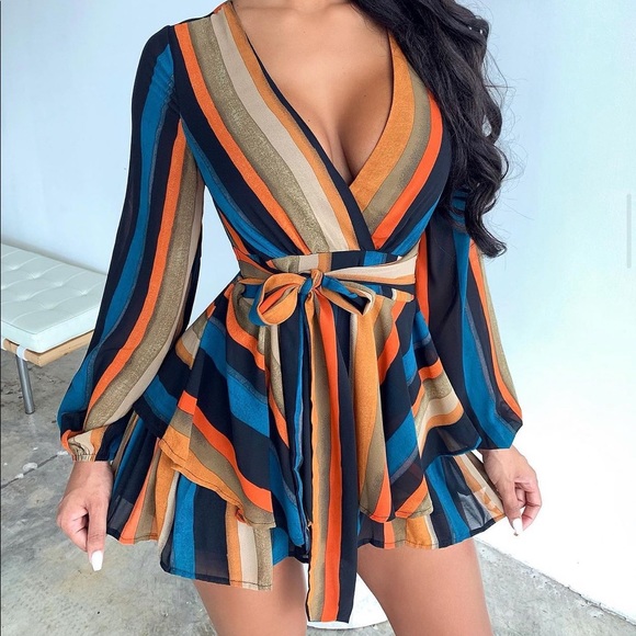 Beautiful fall romper! - Picture 1 of 5